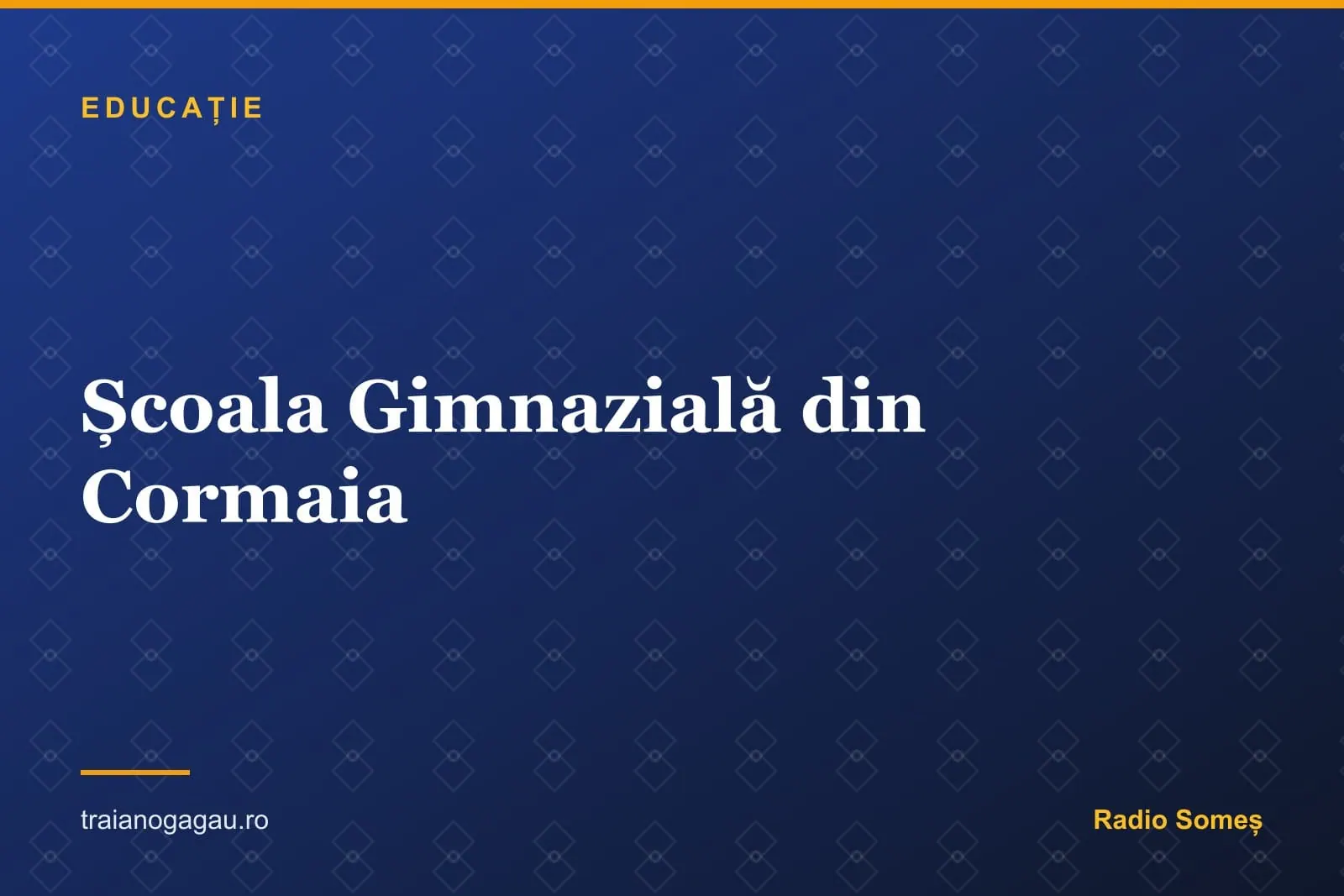 Școala Nouă din Cormaia: Investiție de 18 Milioane Lei pentru Educație