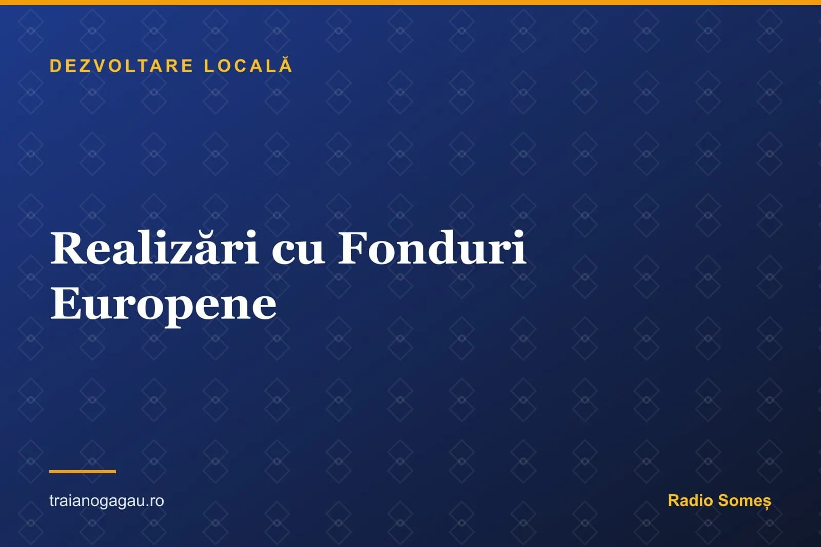 Realizările lui Traian Ogâgău: Peste 40 Milioane Euro Fonduri Europene pentru Sângeorz-Băi