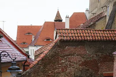 Acoperișurile orașului medieval Sighișoara, patrimoniu UNESCO din Transilvania